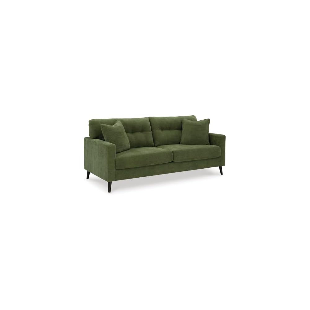 Signature Design by Ashley Bixler Sofa, Mid-Century Modern Green Couch