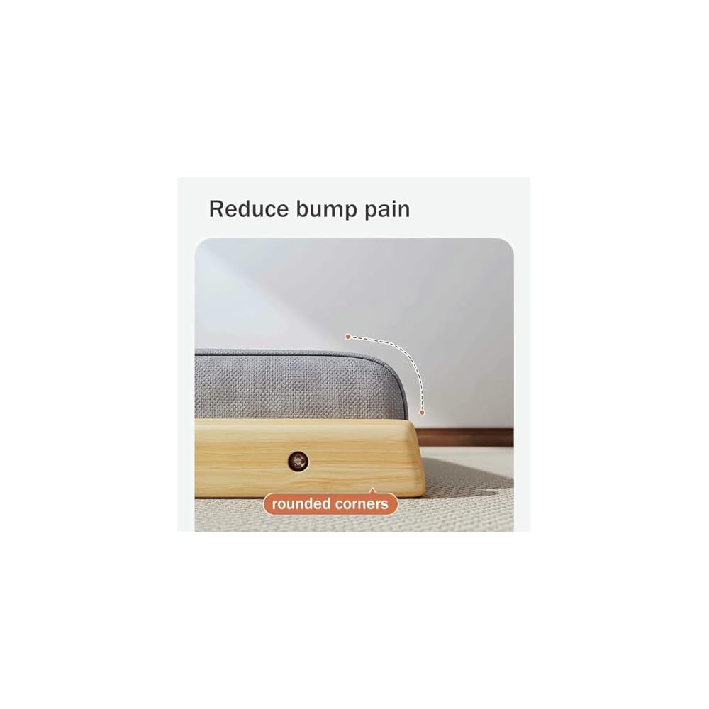 Portable Japanese Style Floor Chair, Legless Tatami Chair with Backrest, Lightweight Meditation Seating for Living Room, Bedroom, Balcony