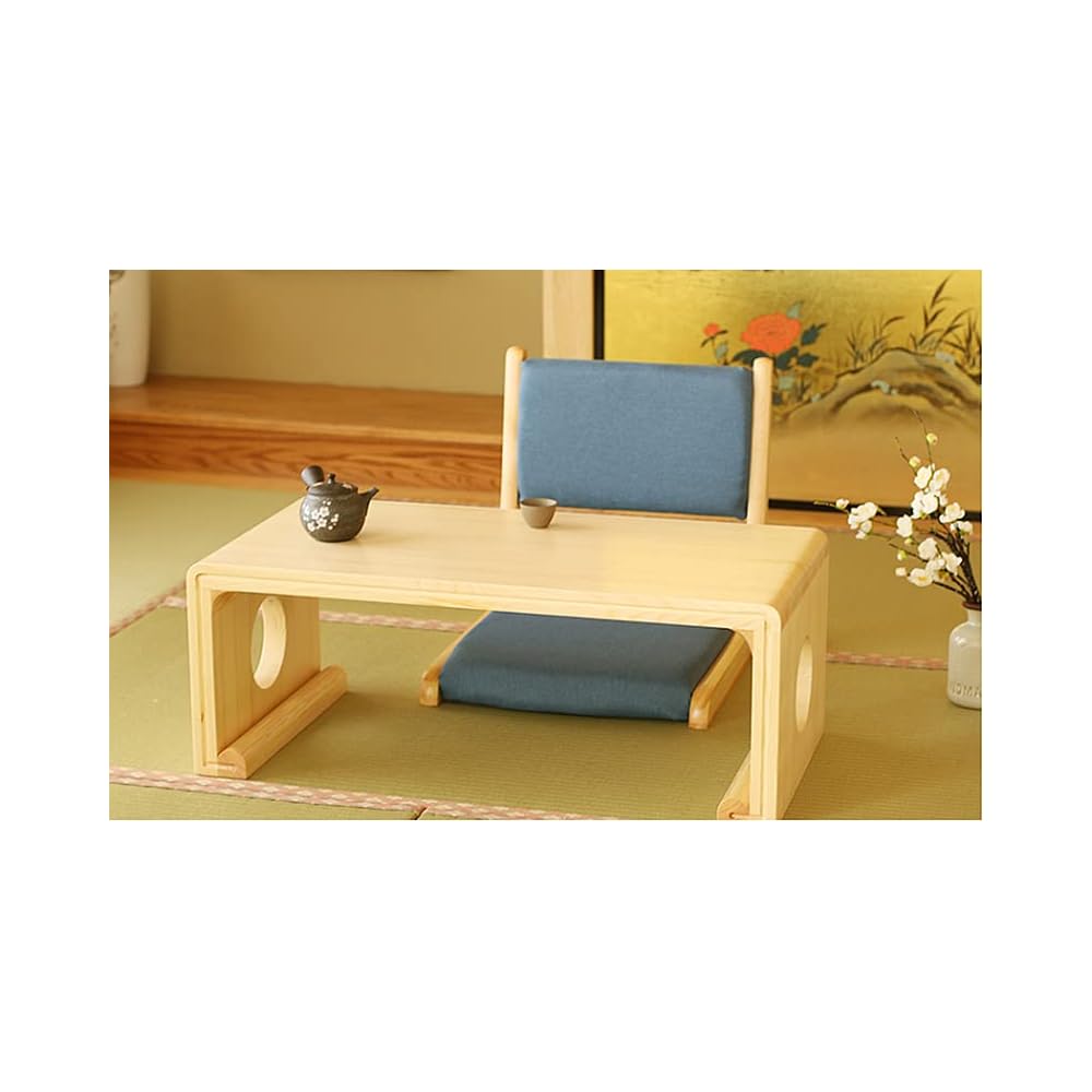 Cushioned Japanese Floor Chair Wooden Floor Chair Folding Japanese Floor Chair Japanese-Style Seat backrest Low Chair Japanese-Style Room Floor Chair Simple Chair (17)