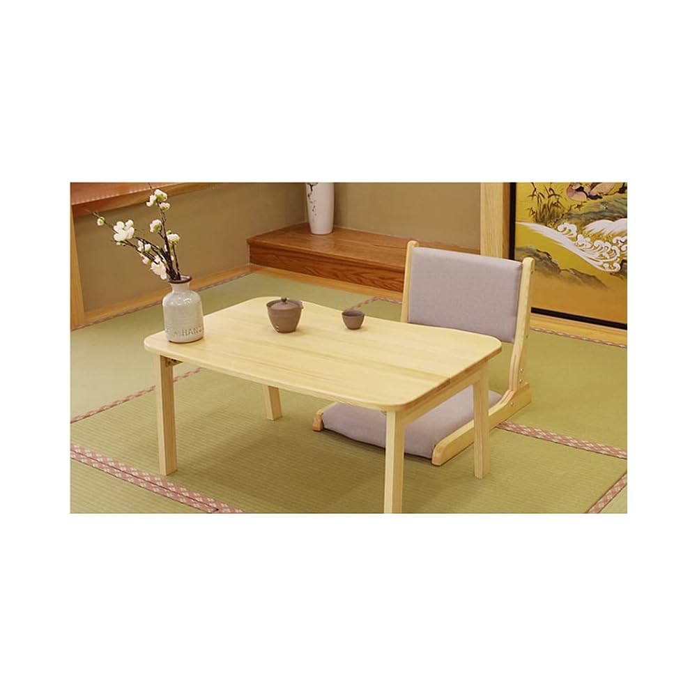 Cushioned Japanese Floor Chair Wooden Floor Chair Folding Japanese Floor Chair Japanese-Style Seat backrest Low Chair Japanese-Style Room Floor Chair Simple Chair (17)